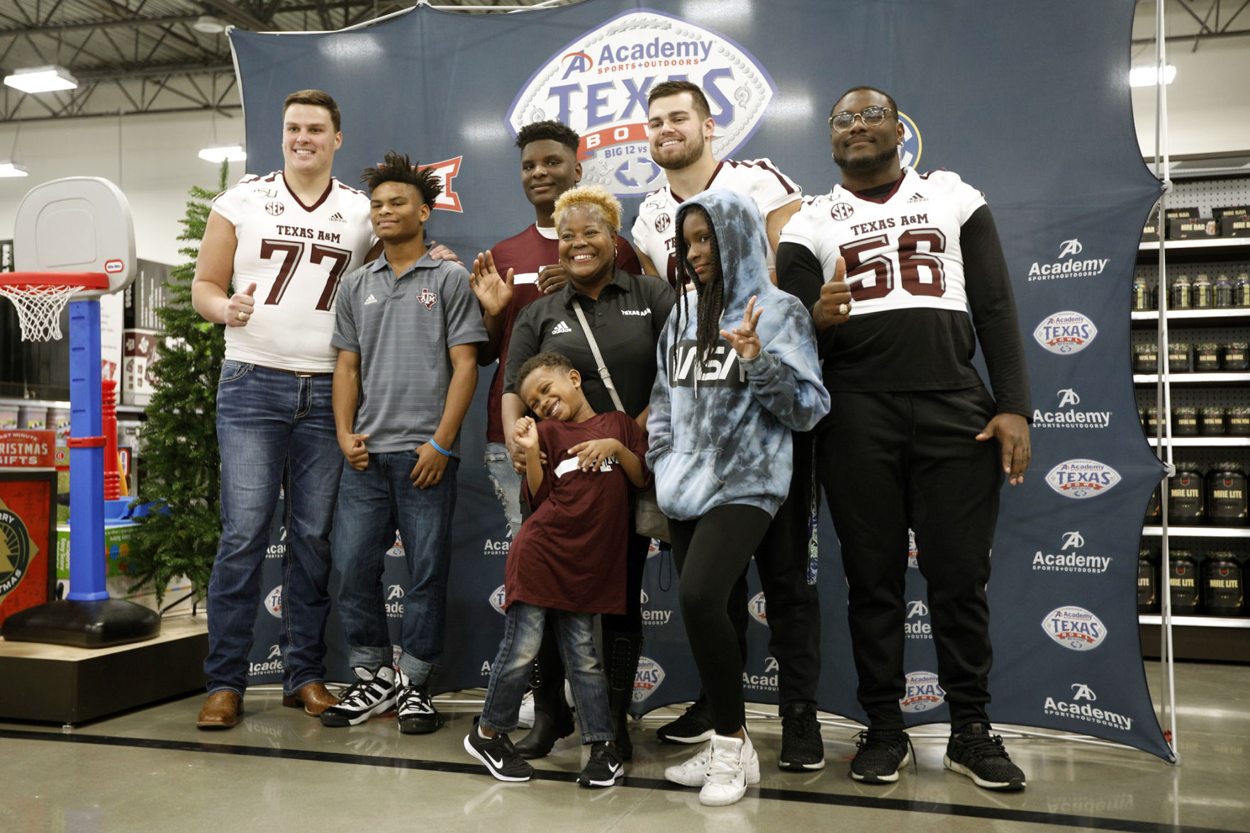 Texas Bowl shopping spree